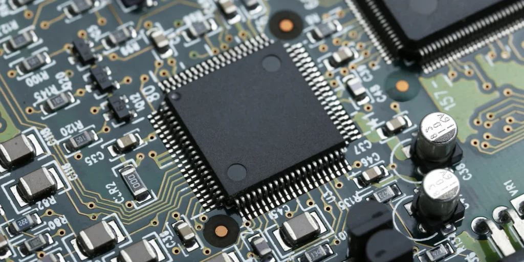 برد الکترونیکی ECU؛ تصویر عمومی برای توضیح ساختار داخلی