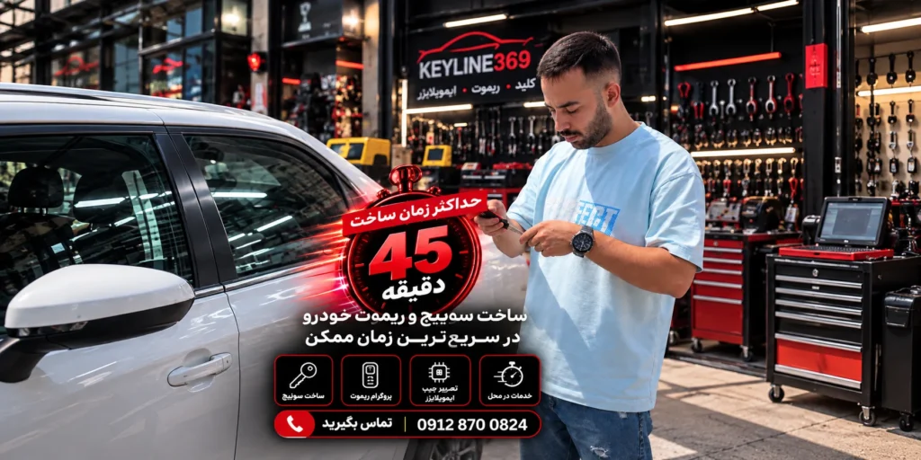 ساخت سوئیچ و ریموت خودروهای ایرانی